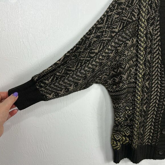 Rachel Roy Magic Carpet Mushroom 3/4 Sleeve Cardigan Sweater Size S - Picture 2 of 8